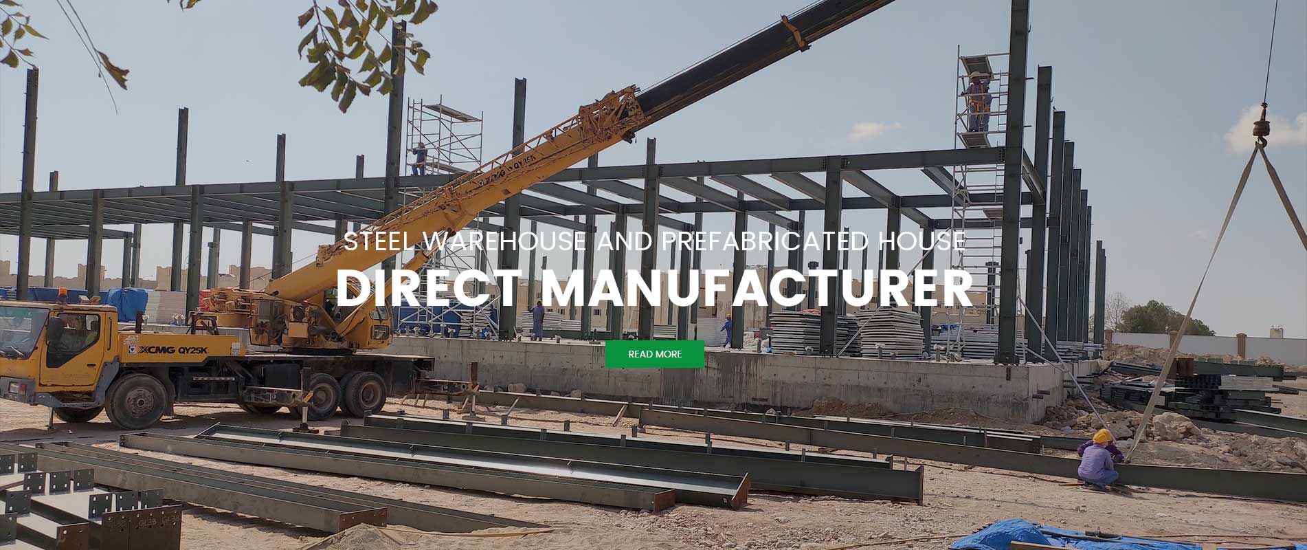 Steel warehouse and prefabricated house manufacturer