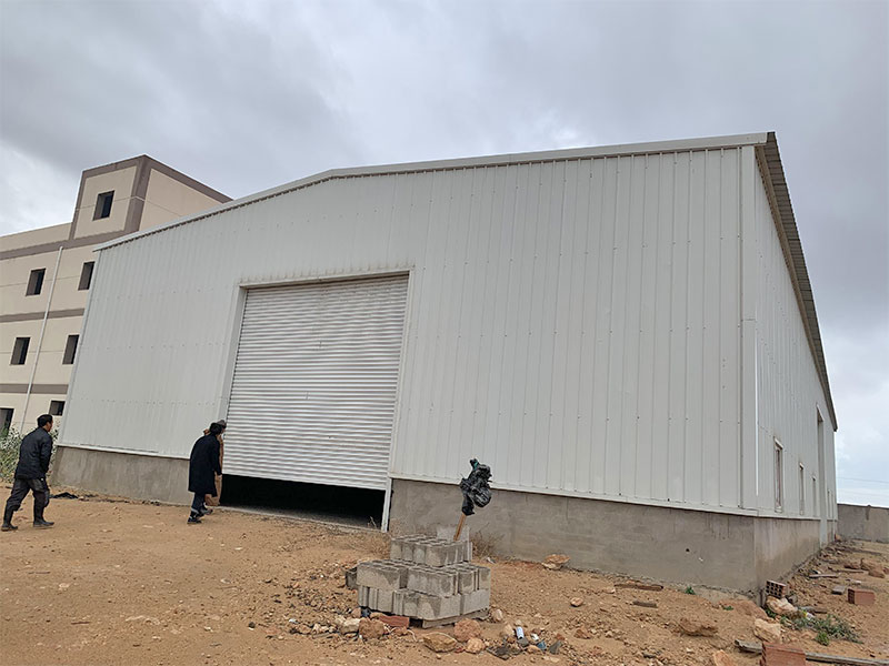 Steel rice processing workshop structural building