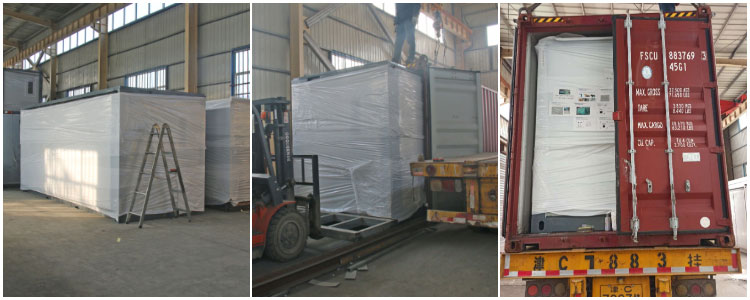 Prefabricated luxury living expandable container house