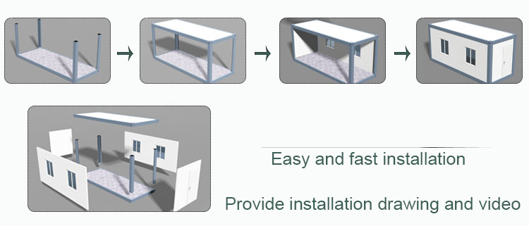 Prefabricated container living room office dormitory