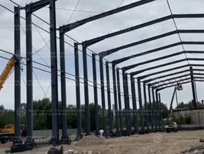 Multi-Span Warehouse Build In Kazakhstan