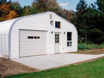 arched shed