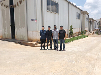 Visiting customers in Ugandan 