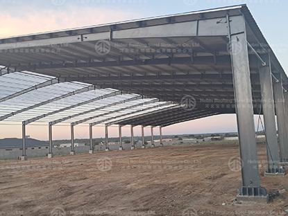 3200 Square Meter Steel Warehouse In Zimbabwe