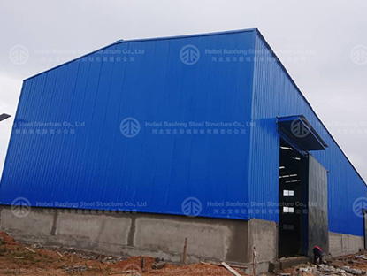 750 Square Meter Warehouse Build In Cameroon
