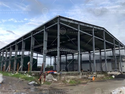 2 Storey Steel Structure Warehouse in the Philippines