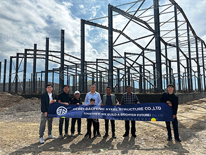 Large-sized steel structure warehouse exported to Kazakhstan