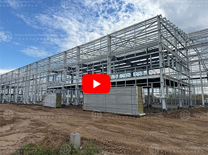 Large Steel Warehouse Build In Kazakhstan