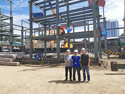 Visiting customers in Philippines