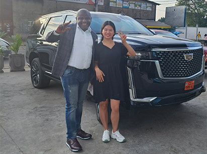 Visiting customers in Cameroon