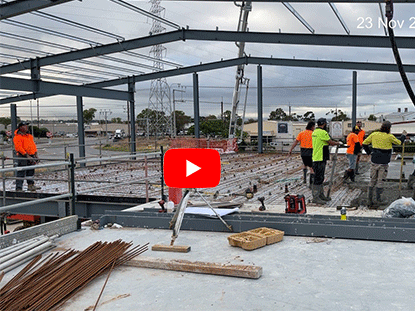 Australia October arrival steel structure project